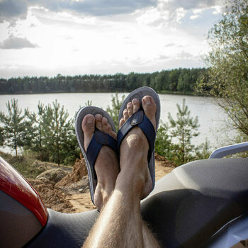 Moto oblečení pro volný čas Trilobite 1922 Afterride Flip Flops Blue 46 Šlapky - 9