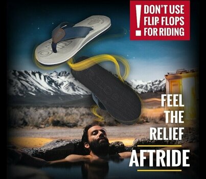 Moto vêtements temps libre Trilobite 1922 Afterride Flip Flops Blue 46 Sandales - 10