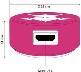 Accessori caschi bici Tocsen Crash Helmet Sensor Pink Accessori caschi bici - 2