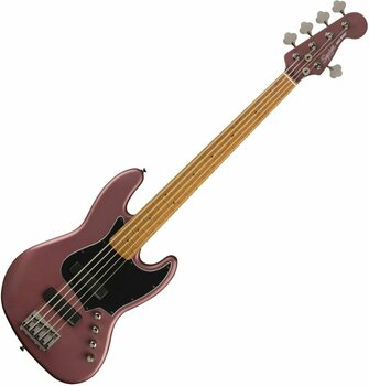 5-saitiger E-Bass, 5-Saiter E-Bass Fender Squier Contemporary Jazz Bass Burgundy Satin - 7
