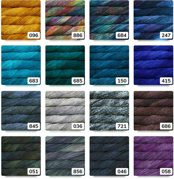 Fios para tricotar Malabrigo Arroyo 685 Greenish Blue - 3