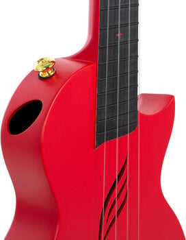 Koncert ukulele Cascha Carbon Fibre Set Koncert ukulele Piros - 8