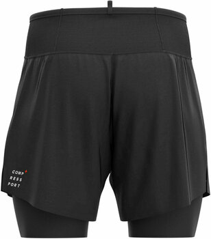 Running shorts Compressport Trail 2-in-1 Short Black L Running shorts - 5
