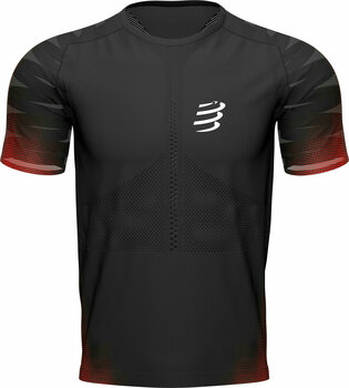 Rövidujjú futópólók Compressport Racing SS T-Shirt Black S Rövidujjú futópólók - 2