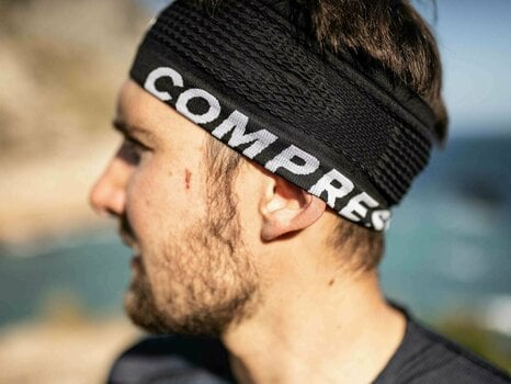 Daszek do biegania
 Compressport Headband On/Off Black UNI Daszek do biegania - 10