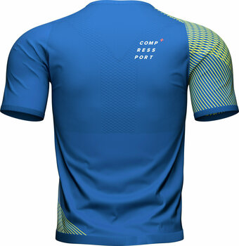 Тениска с къс ръкав за бягане Compressport Performance SS T-Shirt Blue S Тениска с къс ръкав за бягане - 5