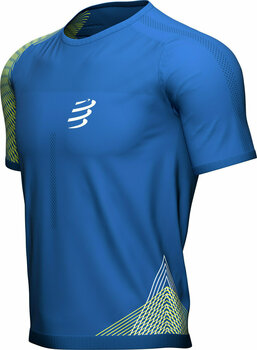 Rövidujjú futópólók Compressport Performance SS T-Shirt Blue S Rövidujjú futópólók - 8