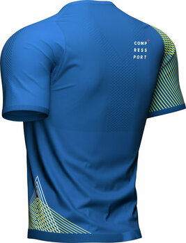 Тениска с къс ръкав за бягане Compressport Performance SS T-Shirt Blue M Тениска с къс ръкав за бягане - 6