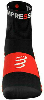 Hardloopsokken Compressport Training Socks 2-Pack Black T1 Hardloopsokken - 2