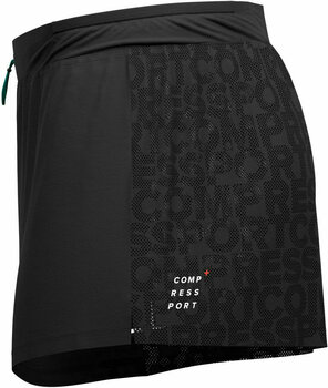 Running shorts Compressport Racing Split Short Black S Running shorts - 7