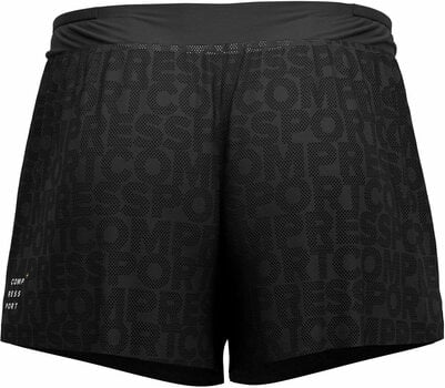 Running shorts Compressport Racing Split Short Black M Running shorts - 5