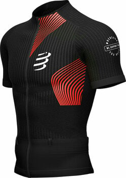 Running t-shirt with short sleeves
 Compressport Trail Postural SS Top Black S Running t-shirt with short sleeves - 8