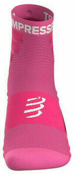 Juoksusukat Compressport Training Socks 2-Pack Pink T2 Juoksusukat - 2