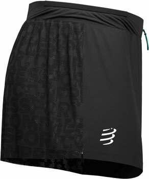 Running shorts Compressport Racing Split Short Black XL Running shorts - 3