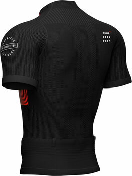 Tricou cu mânecă scurtă pentru alergare Compressport Trail Postural SS Top Black XL Tricou cu mânecă scurtă pentru alergare - 6