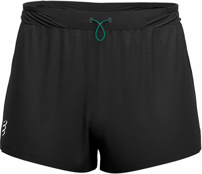 Pantalones cortos para correr Compressport Racing Split Overshort Black L Pantalones cortos para correr - 2