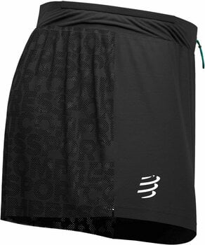 Pantalones cortos para correr Compressport Racing Split Overshort Black L Pantalones cortos para correr - 3