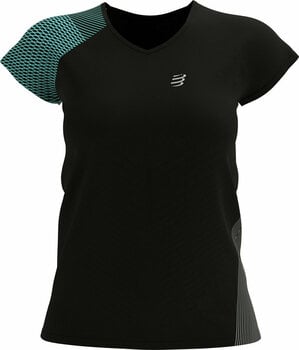 Тениска с къс ръкав за бягане
 Compressport Performance T-Shirt Black L Тениска с къс ръкав за бягане - 2
