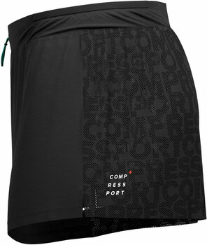 Pantalones cortos para correr Compressport Racing Split Overshort Black L Pantalones cortos para correr - 7