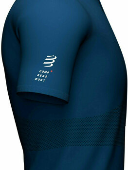 Majica za trčanje s kratkim rukavom Compressport Trail Half-Zip Fitted SS Top Blue S Majica za trčanje s kratkim rukavom - 5