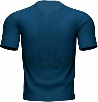 Løbe t-shirt med korte ærmer Compressport Trail Half-Zip Fitted SS Top Blue S Løbe t-shirt med korte ærmer - 9