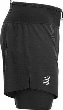 Running shorts Compressport Trail 2-in-1 Short Black M Running shorts - 3