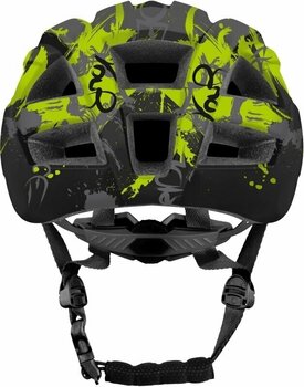 Barncykelhjälm R2 Wheelie Helmet Black/Neon Yellow/Grey Matt S Barncykelhjälm - 4