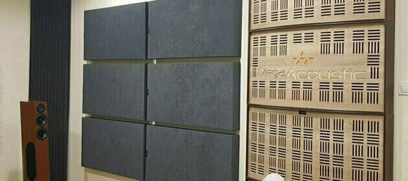 Absorbent wood panel Mega Acoustic Fiberstandard120 Grey - 3