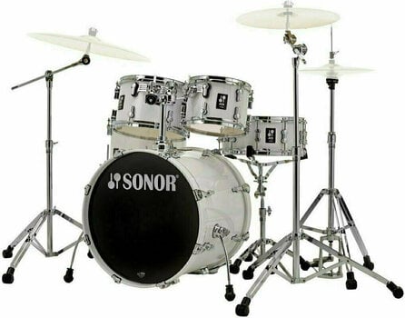 Akoestisch drumstel Sonor AQ1 Studio Piano White - 2
