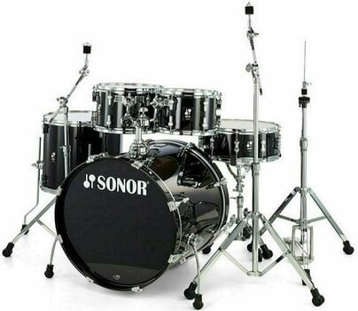 Акустични барабани-комплект Sonor AQ1 Studio Piano Black - 2