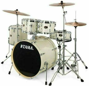 Drumkit Tama IE50H6W Imperialstar Vintage White Sparkle - 2