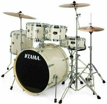 Akustik-Drumset Tama IE52KH6W Imperialstar Vintage White Sparkle - 2