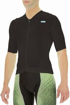 Mez kerékpározáshoz UYN Airwing OW Biking Man Shirt Short Sleeve Dzsörzi Black/Black S - 2