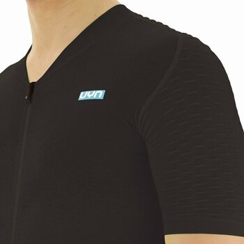 Mez kerékpározáshoz UYN Airwing OW Biking Man Shirt Short Sleeve Dzsörzi Black/Black L - 3