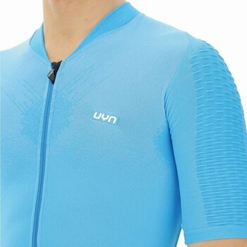 Maillot de cyclisme UYN Airwing OW Biking Man Shirt Short Sleeve Maillot Turquoise/Black S - 3