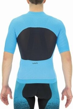 Jersey/T-Shirt UYN Airwing OW Biking Man Shirt Short Sleeve Jersey Turquoise/Black S - 5