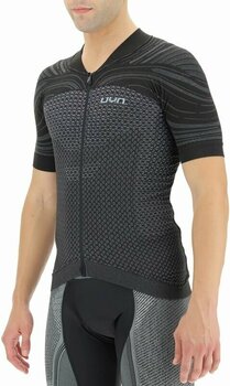 Odzież kolarska / koszulka UYN Coolboost OW Biking Man Shirt Short Sleeve Bullet/Jet Black S - 2