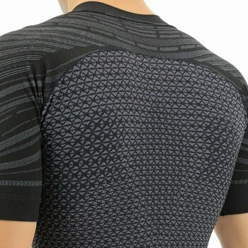 Mez kerékpározáshoz UYN Coolboost OW Biking Man Shirt Short Sleeve Bullet/Jet Black XL - 4