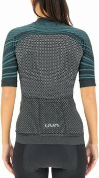 Kolesarski dres, majica UYN Coolboost OW Biking Lady Shirt Short Sleeve Star Grey/Curacao XS - 5