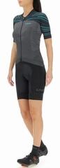 Cykeltrøje UYN Coolboost OW Biking Lady Short Sleeve Star Grey/Curacao - 5