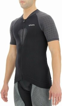 Fietsshirt UYN Granfondo OW Biking Man Shirt Short Sleeve Jersey Blackboard/Charcol S - 2