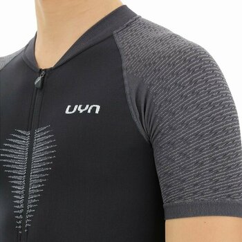 Fietsshirt UYN Granfondo OW Biking Man Shirt Short Sleeve Jersey Blackboard/Charcol S - 3