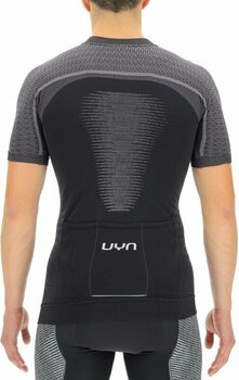 Fietsshirt UYN Granfondo OW Biking Man Shirt Short Sleeve Jersey Blackboard/Charcol S - 5