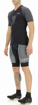 Cykeltröja UYN Granfondo OW Biking Man Shirt Short Sleeve Jersey Blackboard/Charcol S - 6