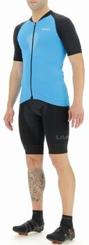 Cycling jersey UYN Granfondo OW Biking Man Shirt Short Sleeve Jersey Danube Blue/Blackboard S - 6