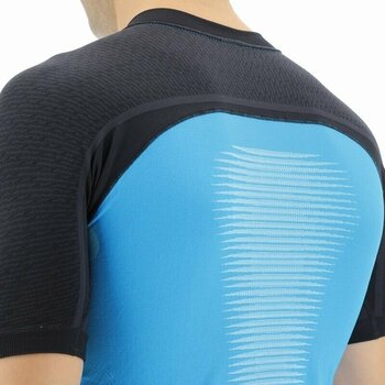 Odzież kolarska / koszulka UYN Granfondo OW Biking Man Shirt Short Sleeve Danube Blue/Blackboard L - 4