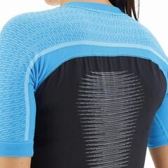 Cykeltrøje UYN Granfondo OW Biking Lady Short Sleeve Blackboard/Danube Blue - 3