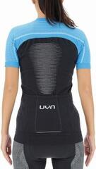 Cykeltrøje UYN Granfondo OW Biking Lady Short Sleeve Blackboard/Danube Blue - 4