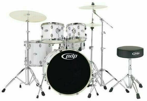Akustik-Drumset PDP by DW PD802610 MAINstage Gloss White - 2