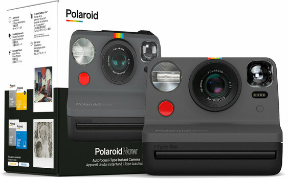 Câmara instantânea Polaroid Now Black - 6